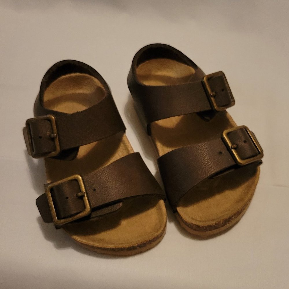 The Children's Place Toddler Boys Buckle Sandals - Brown